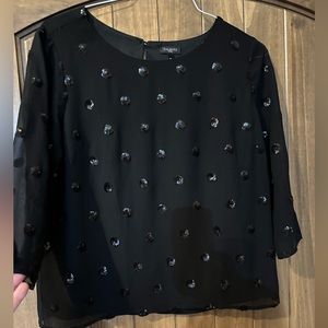 Talbots holiday blouse